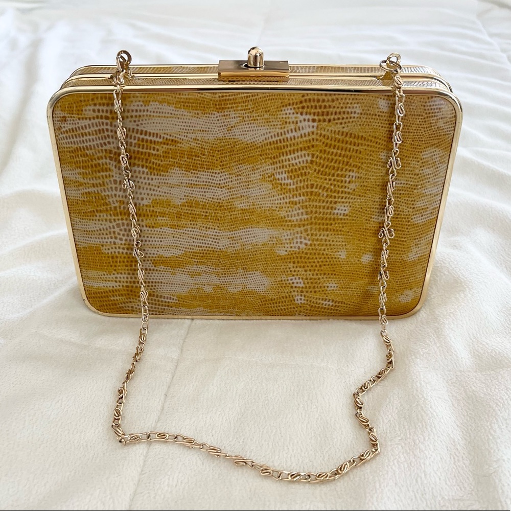 J. Mclaughlin Box Clutch Handbag